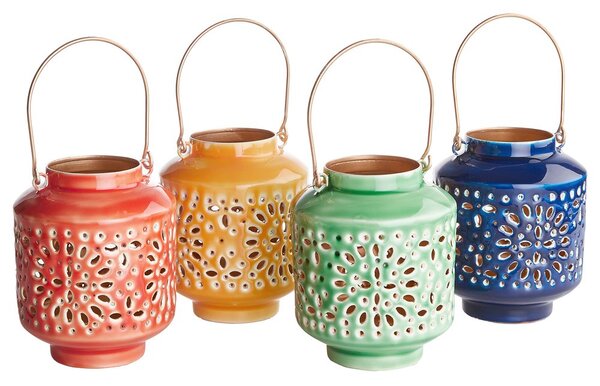 BLUE MAROCCO lámpás Ø12,5cm, sötétkék