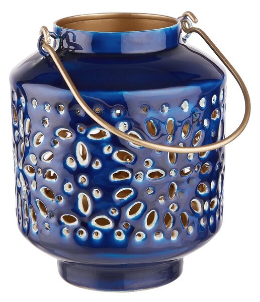 BLUE MAROCCO lámpás Ø12,5cm, sötétkék