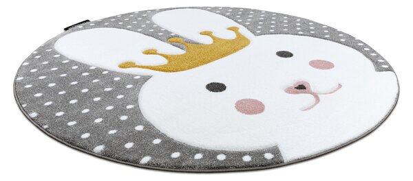 PETIT szőnyeg BUNNY NYUSZI kör szürke