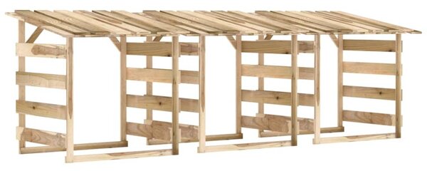 3 db impregnált fenyőfa pergola tetővel 100 x 90 x 100 cm