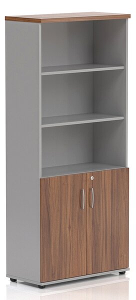 Magas szekrény Visio LUX 80 x 38,5 x 183,5 cm, dió