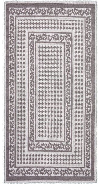 Olivia sötétbézs pamut szőnyeg, 100 x 150 cm - Vitaus