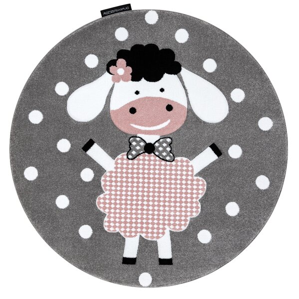 PETIT szőnyeg DOLLY овце kör szürke