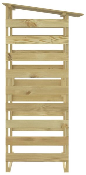 6 db impregnált fenyőfa pergola tetővel 100 x 90 x 200 cm