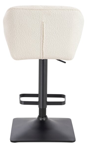 HR111KW Krémszínű modern boucle szék fekete lábbal