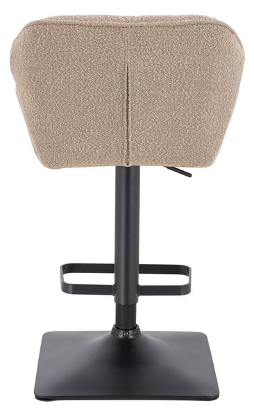HR111KW Latte modern boucle szék fekete lábbal