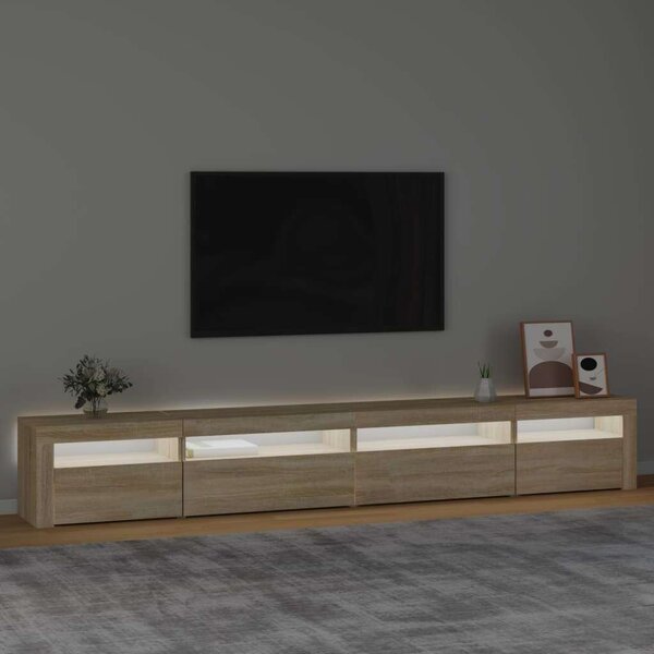 VidaXL LED-es TV Szekrény Sonoma Tölgy - 270 cm