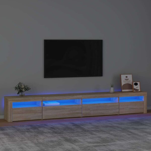 VidaXL LED-es TV Szekrény Sonoma Tölgy - 270 cm