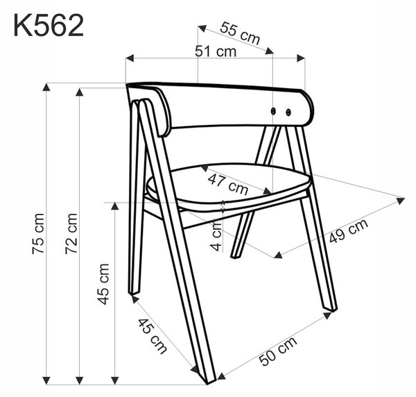 K562 étkezőszék