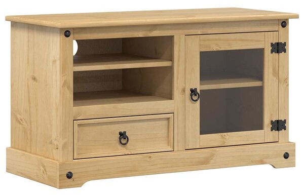 Corona tömör fenyőfa TV-szekrény 100 x 45 x 58 cm