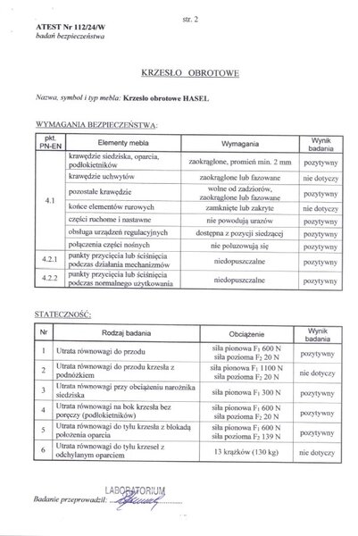 Hasel forgószék