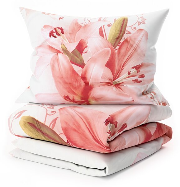 3D pamut ágyneműhuzat LILYVIA, szürke Ágyneműhuzat mérete: 70 x 90 cm | 140 x 200 cm