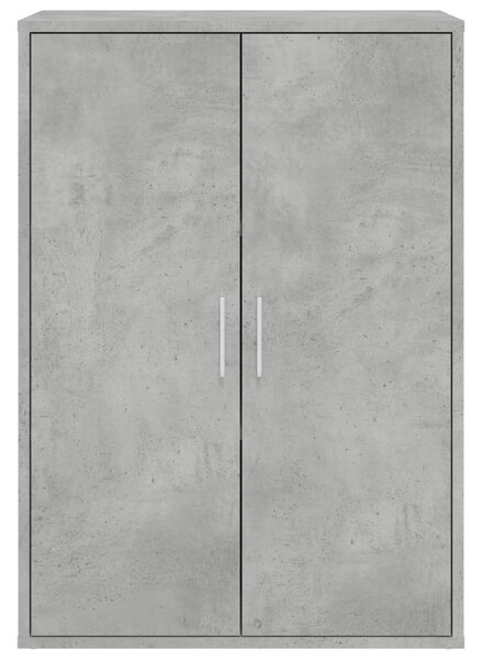 Betonszürke szerelt fa tálalószekrény 60 x 31 x 84 cm