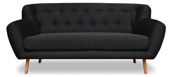 London antracitszürke kanapé, 162 cm - Cosmopolitan design