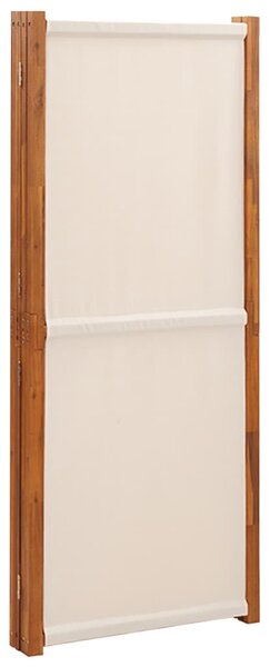 Fehér 4 paneles térelválasztó 280x180 cm