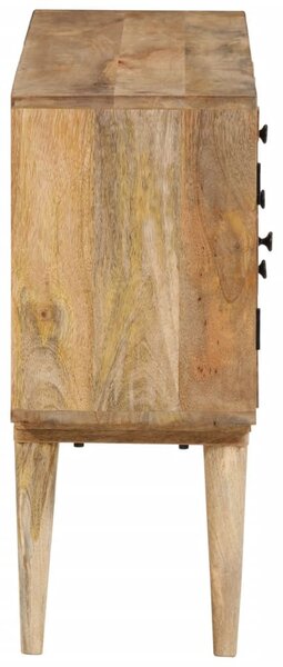 Tömör mangófa tálalószekrény 110 x 30 x 70 cm