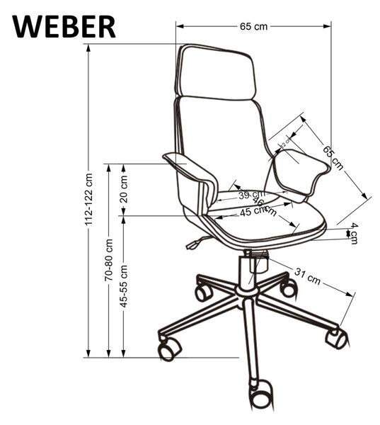 Weber forgószék