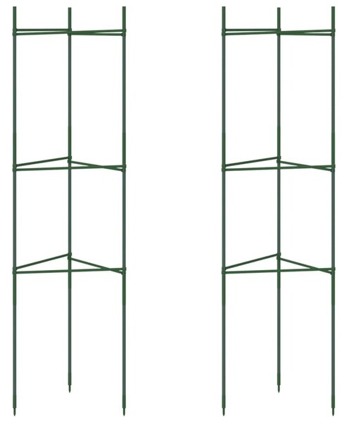2 db acél és PP paradicsom ketrec 116 cm