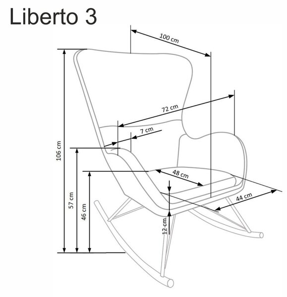 Liberto 3 hintaszék