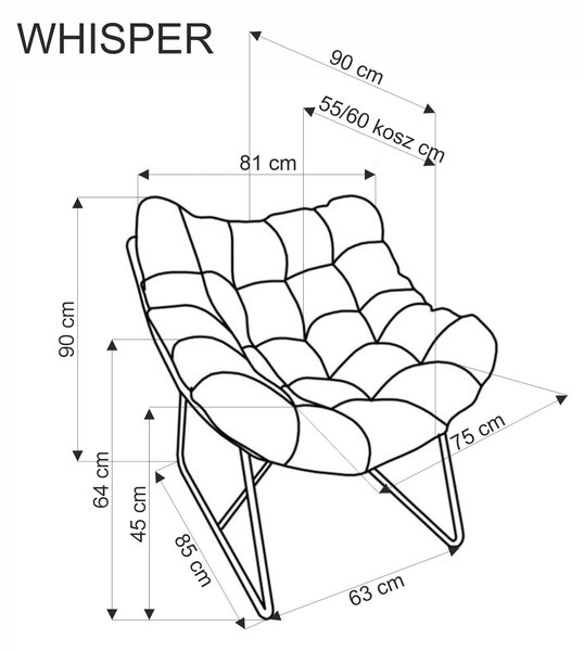 Whisper pihenőfotel