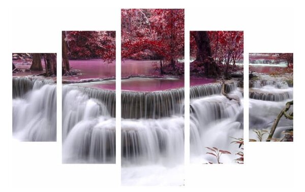 Waterfall többrészes kép, 92 x 56 cm