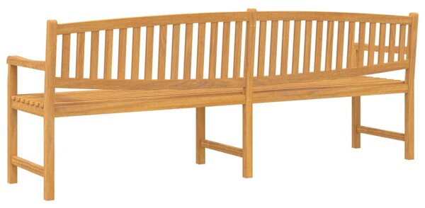 Tömör tíkfa kerti pad 228 x 59,5 x 90 cm