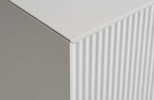 Szürke lakkozott komód Unique Furniture Palma 160 x 45 cm