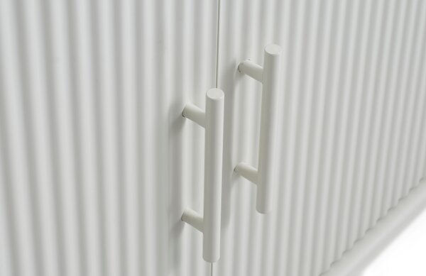 Szürke lakkozott komód Unique Furniture Palma 160 x 45 cm