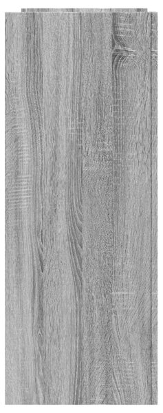 Szürke sonoma színű szerelt fa tálalóasztal 100x35x90 cm
