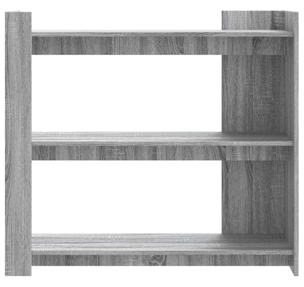 Szürke sonoma színű szerelt fa tálalóasztal 100x35x90 cm
