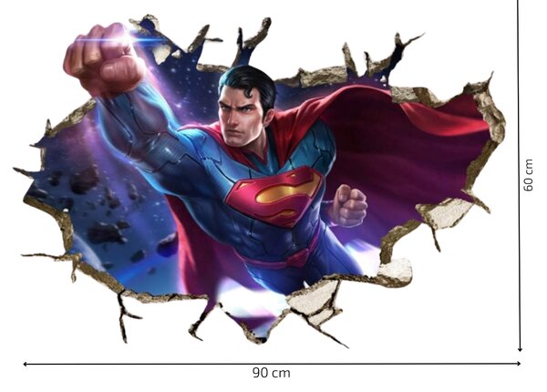 Falmatrica "Superman" 60x90 cm