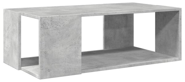 Betonszürke szerelt fa dohányzóasztal 89,5 x 48 x 30 cm