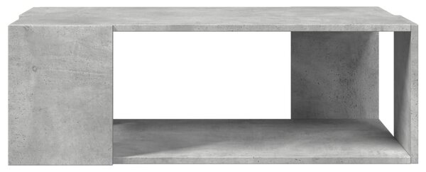 Betonszürke szerelt fa dohányzóasztal 89,5 x 48 x 30 cm