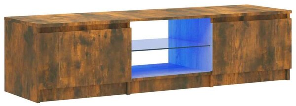 VidaXL TV-szekrény - Füstös Tölgy - 140cm