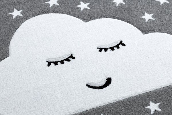 PETIT szőnyeg CLOUD FELHŐ CSILLAG szürke