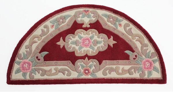 Aubusson piros gyapjú szőnyeg, 67 x 127 cm - Flair Rugs