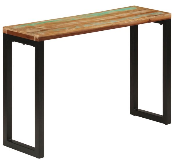 Tömör újrahasznosított fa tálalóasztal 110x35x75 cm