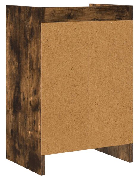 Éjjeliszekrények 2 db Füstös Tölgy 40 x 30 x 60 cm Szerelt Fa