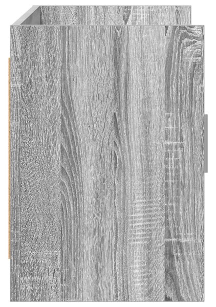 TV szekrény 102 x 33 x 47 cm Szürke Sonoma Szerelt Fa