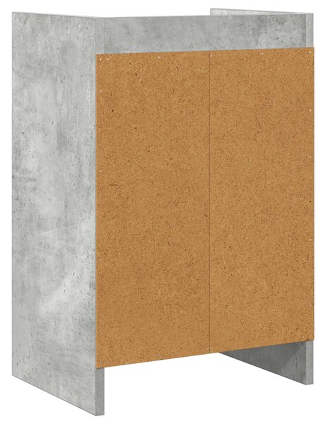Éjjeliszekrények Betonszürke 40 x 30 x 60 cm Szerelt Fa