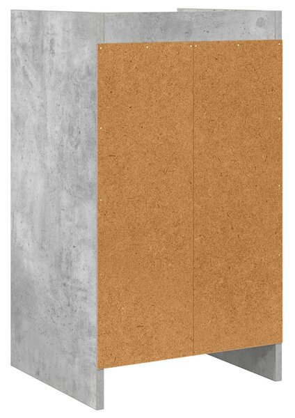 Éjjeliszekrények Betonszürke 40 x 36 x 70 cm Szerelt Fa