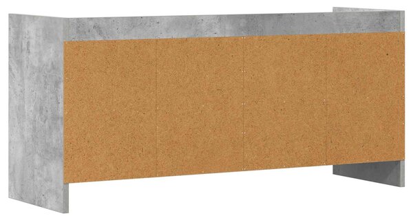 TV szekrény 100 x 33 x 47 cm Betonszürke Szerelt Fa
