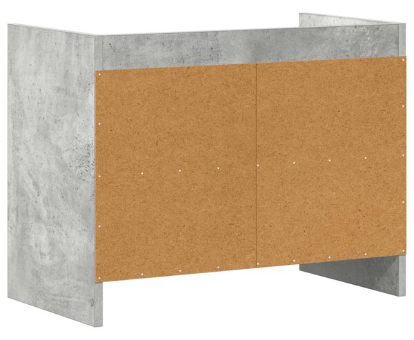 TV szekrény 60 x 33 x 47 cm Betonszürke Szerelt Fa