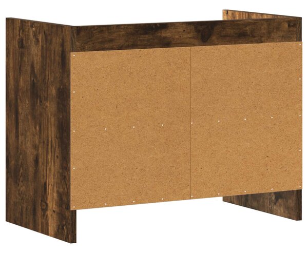 TV szekrény 60 x 33 x 47 cm Füstös Tölgy Szerelt Fa