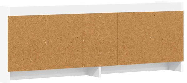 TV szekrény 135 x 33 x 47 cm Fehér Szerelt Fa