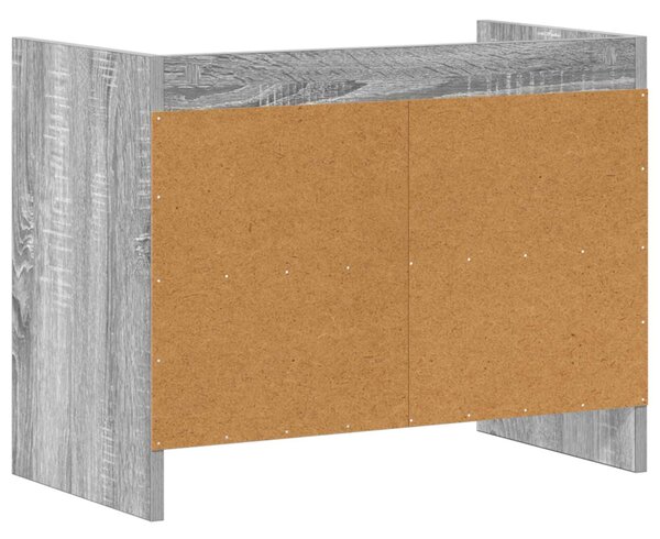 TV szekrény 60 x 33 x 47 cm Szürke Sonoma Szerelt Fa