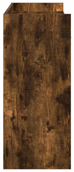 Konzolasztal Füstös Tölgy 90 x 35 x 80 cm Szerelt Fa