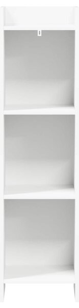 Könyvszekrény Fehér 30 x 30 x 111 cm Szerelt Fa
