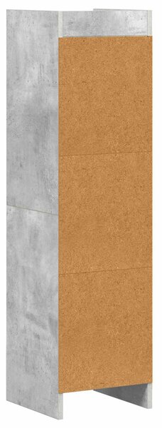 Könyvszekrény Beton Szürke 30 x 30 x 111 cm Szerelt Fa