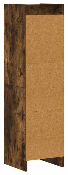 Könyvszekrény Füstös Tölgy 30 x 30 x 111 cm Szerelt Fa